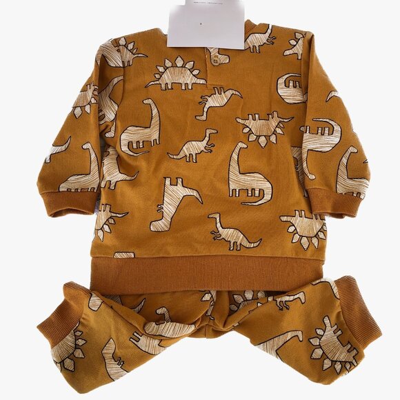 PL:Baby 3 Piece Matching Set Sweatpants Sweatshirt Bodysuit 6M - Picture 2 of 12